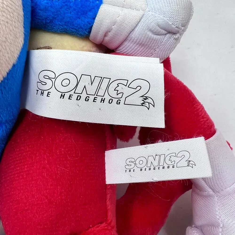 Toy Factory‎ Sonic the Hedgehog 2 Plush Lot Knuckles Amy Blue Pink Red 12
